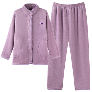 猫人睡衣女款冬季珊瑚绒加绒加厚2025新款秋冬法兰绒女大码家居服