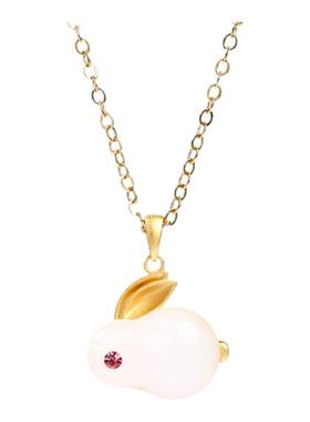 中式项饰和田玉复古风宫廷风生肖