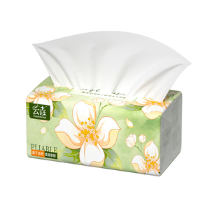 24包共9600张抽纸茉莉花香卫生纸整箱餐巾纸香味纸巾大尺寸面巾纸