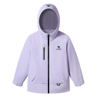 骆驼儿童冲锋衣三合一防水登山服