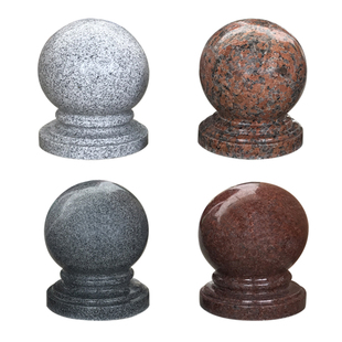 大理石圆球石球风水球 花岗岩石头石墩门墩围墙门柱摆件装饰