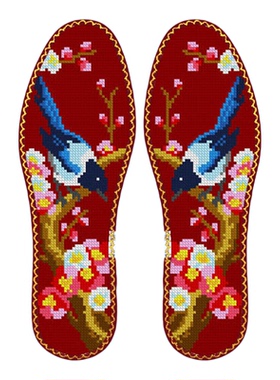 喜上枝头鸿运玫瑰七层棉布带花边