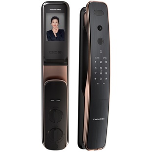 凯迪仕智能锁P8Pro/Q2VP/P8VP可视猫眼室内屏指纹锁密码锁天地钩