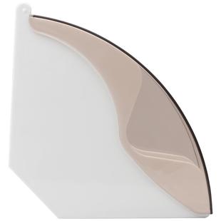 YEFFAC 亚克力防尘手冲咖啡滤纸收纳盒挂耳滤纸架 v60扇形滤纸盒