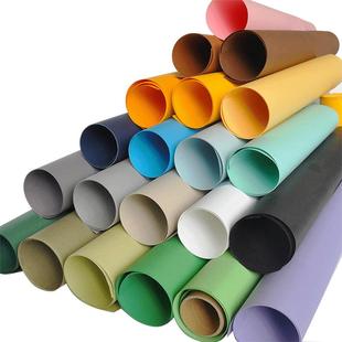 仙丽进口加厚不反光背景纸摄影棚静物产品拍照视频直播布景道具深浅淡黑白灰蓝绿红粉黄紫橙纯色哑光卡纸卷发