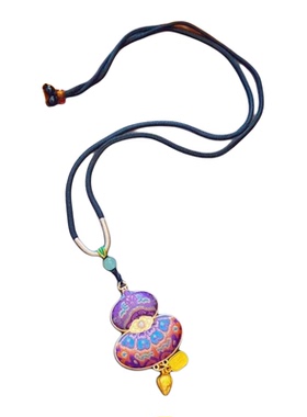 非遗宋锦葫芦蝴蝶国风项挂链项链