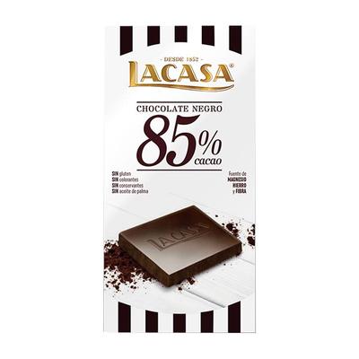 自营LACASA85%巧克力排块