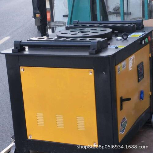 GW50电动弯筋机全自动螺纹钢折弯机圆钢握弯机GW40数控钢筋弯曲机