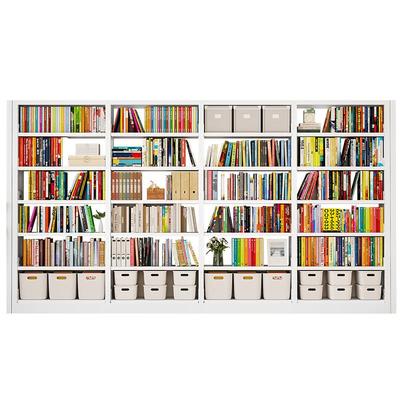 家用图书馆钢制书架落地简约书柜