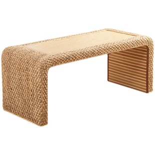 藤编榻榻米茶几飘窗小桌子日式阳台矮桌家用炕桌客厅地台加高茶桌