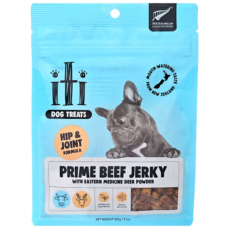 iti依蒂新西兰进口狗零食风干牛肉羊肉鹿茸营养高蛋白训练奖励