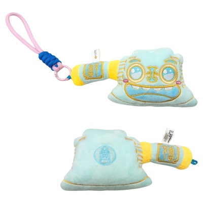 山东博物馆文创 钺来越好福运来到毛绒挂件可爱送朋友伴手礼礼物