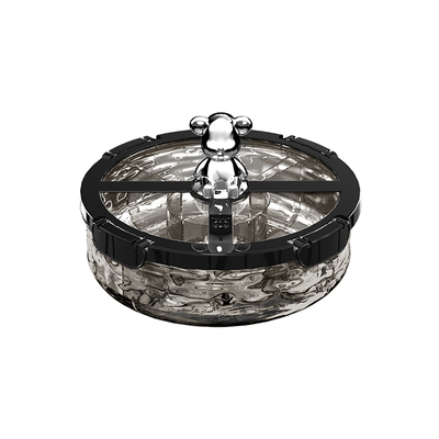 网红熊密封旋转果盘收纳盒