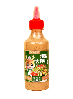 漉鼎记蔬菜大拌汁280g瓶装沙拉酱家用无需调配一汁成菜芝麻香浓郁