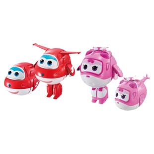 奥迪双钻超级飞侠不倒翁趣变蛋大壮小爱乐迪变形机器人儿童玩具