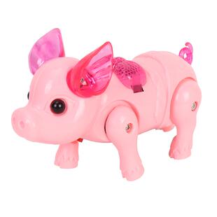 牵绳小猪会唱歌跳舞的玩具网红同款6岁男孩走路纤绳遛猪猪