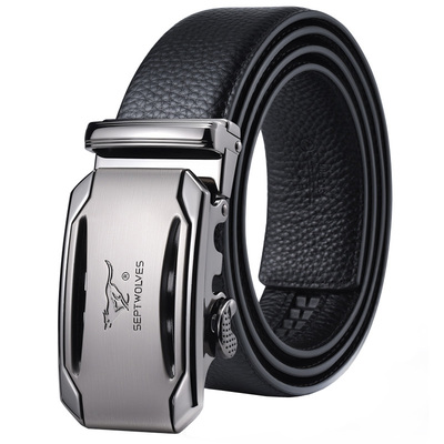 七匹狼2026新款纯头层牛皮腰带