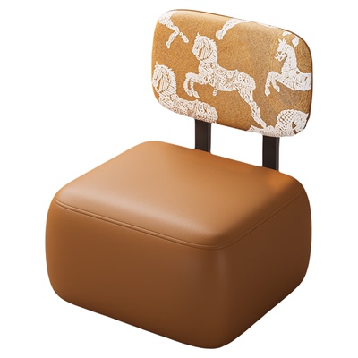 万向轮软包矮凳带靠背滑轮沙发凳