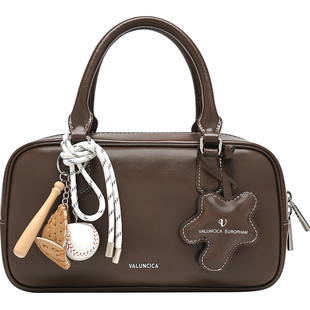 Valuncica/华伦西亚贝塔包小号保龄球包小众手提包波士顿枕头包女
