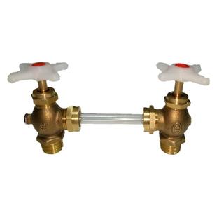 液位计 水位计考克阀门铜接头高温玻璃管PC46分不锈钢水箱显示管