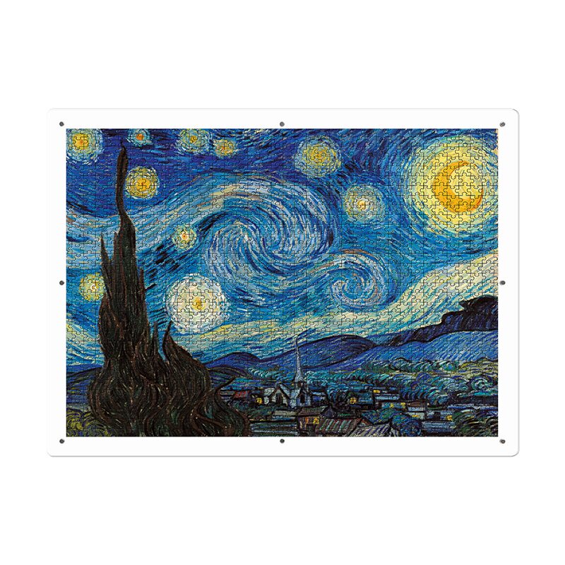 亚克力拼图相框70x50x75定制500300片一千块平图专用三层空框挂墙