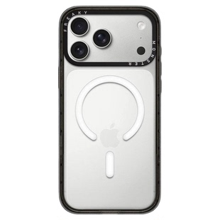 Freaky Monster基础款透明黑框  磁吸手机壳适用于苹果iPhone17Promax/17Pro/16Promax/16Pro