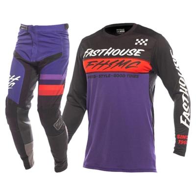 长袖越野摩托车复古骑行服透气