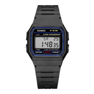 casio卡西欧手表男复古小方块大赢家同款运动手表f91w海外直邮