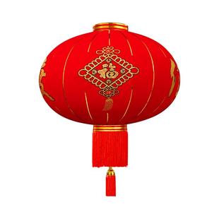 2026新款大红灯笼挂饰户外大号大门口一对过新年春节装饰绸布宫灯