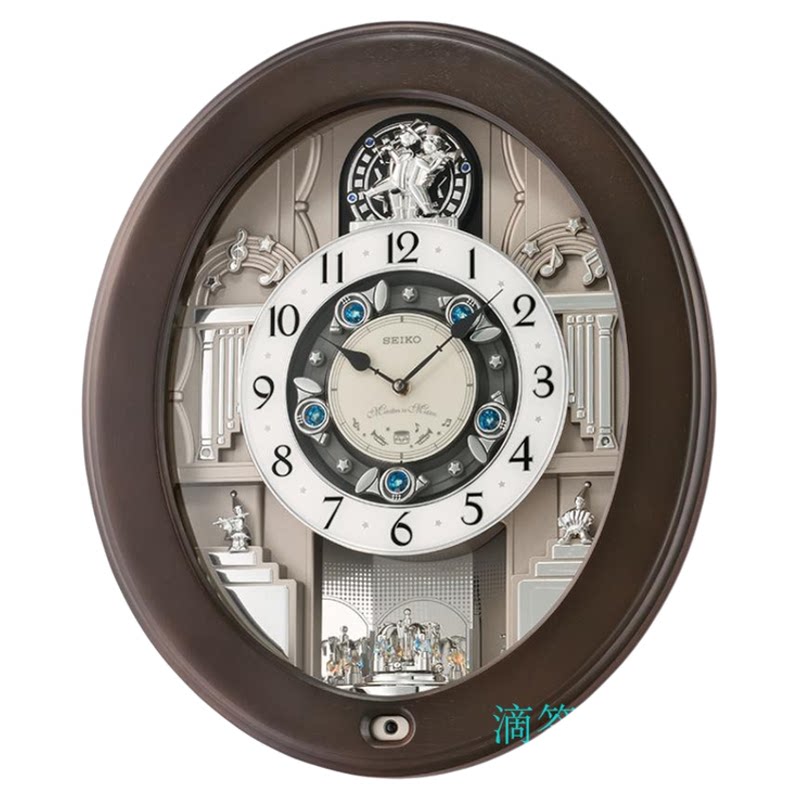 Seiko/精工欧式音乐魔幻客厅挂钟