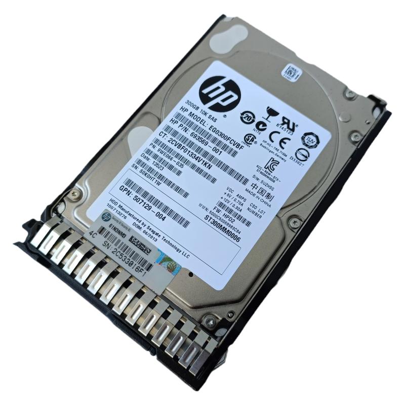 HP 653955-001 693569-001 507129-004 300G G8 G9 2.5寸 SAS硬盘