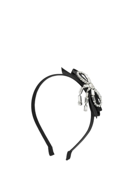 JIMMYCHOO/女士缎面水晶束发带