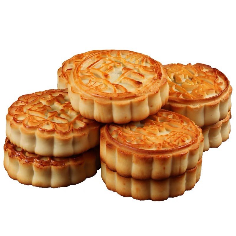 东北老式五仁月饼手工传统糕点木糖醇豆沙枣泥散装多口味整箱