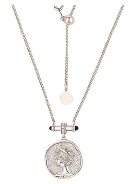 复刻希腊金币头像项链