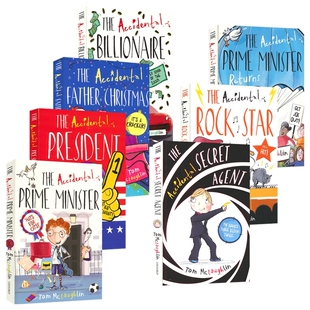 The Accidental Prime Minister 意外的首相系列7册 英国畅销儿童幽默章节书 青少年英语课外读物 英文原版进口儿童图书