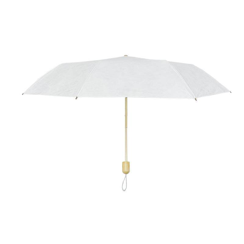 晴雨伞伞遮阳长柄全竹复古杜邦纸