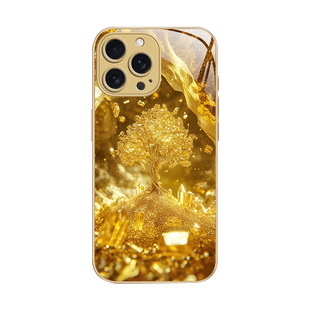 A56苹果17玫瑰SamsungS23+三星S24ultra手机壳26加S25FE莲花22u高级感54玻璃14男case适用16plus女21发财树55