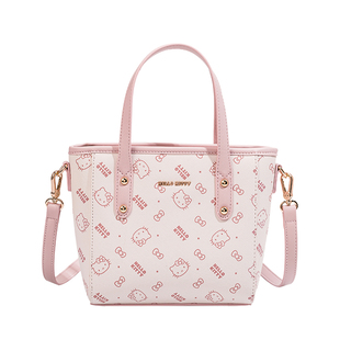 HelloKitty凯蒂猫菜篮子托特包女时尚印花手提包小香风斜挎单肩包