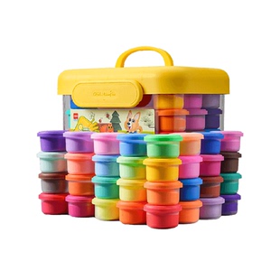 得力超轻粘土橡皮泥手工24色幼儿园彩泥无毒儿童食品级