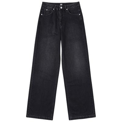 【张凌赫代言】Lee25秋冬新品428懒懒裤舒适高腰直脚女牛仔裤潮流