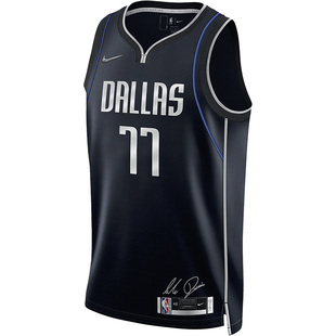 Nike/耐克正品独行侠东契奇Dri-FIT男子无袖球衣DH8069-010