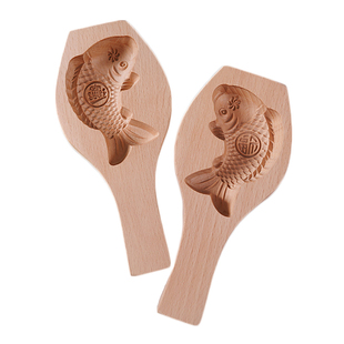 过年加深花样蒸馒头包子月饼花饽饽木质卡子面食巧果模具