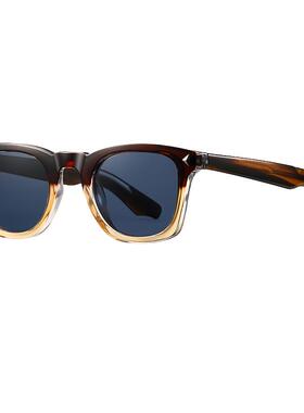 复古方框男士偏光驾驶防UV墨镜