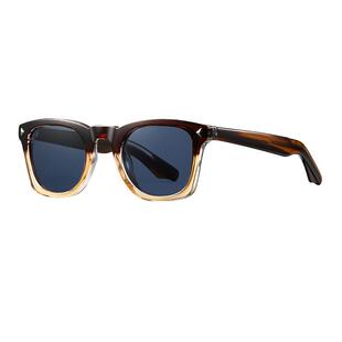 复古方框太阳镜男士棕色偏光墨镜开车驾驶防紫外线眼镜钓鱼休墨镜