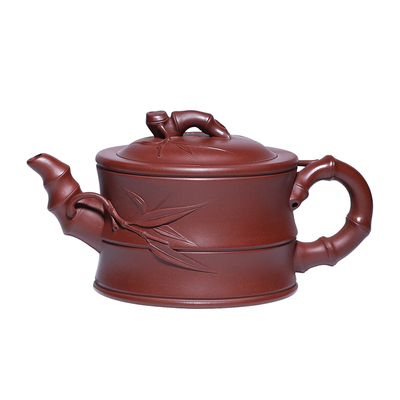 宜兴紫砂壶名家纯手工竹段泡茶壶