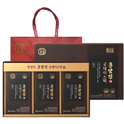韩国直邮韩参印hansamin红参浓缩液滋补六年根GOODDAY10ml*30袋
