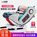 12岁 太空甲儿童安全座椅汽车用ISOFIX车载旋转坐躺新生儿0