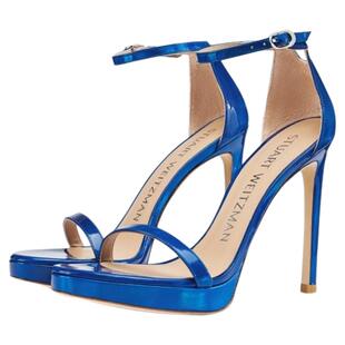 SW NUDIST DISCO春夏细跟一字带凉鞋仙女风高跟鞋