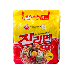 不倒翁韩国辣味120g方便面包装