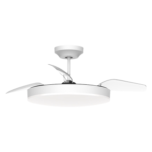 欧普照明隐形智控风扇灯卧室餐厅吸顶灯简约现代北欧电扇吊扇灯